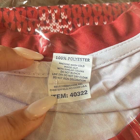 Angels Baseball Ugly Christmas Sweater T-Shirt NIB - Picture 4 of 4